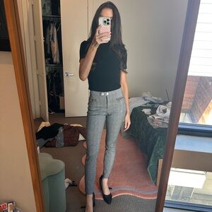 H&M Gray Slim Tailored Trousers
